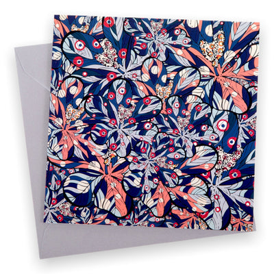    BLUE,purple,red,beige-garden-of-love-floral-greeting-card- #colour_gol-set