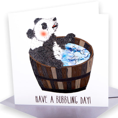 panda greetings card #style_bubble-panda