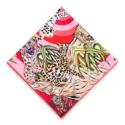    cotton-pocket-square-red-amur-leopard #colour_red-cotton