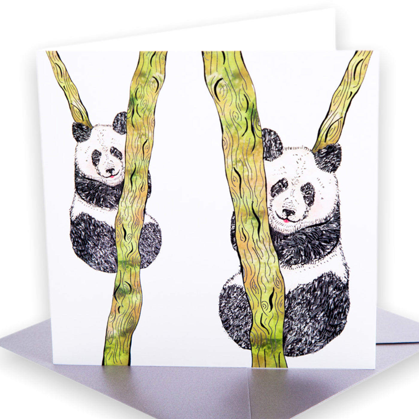 panda greetings card #style_panda-collection