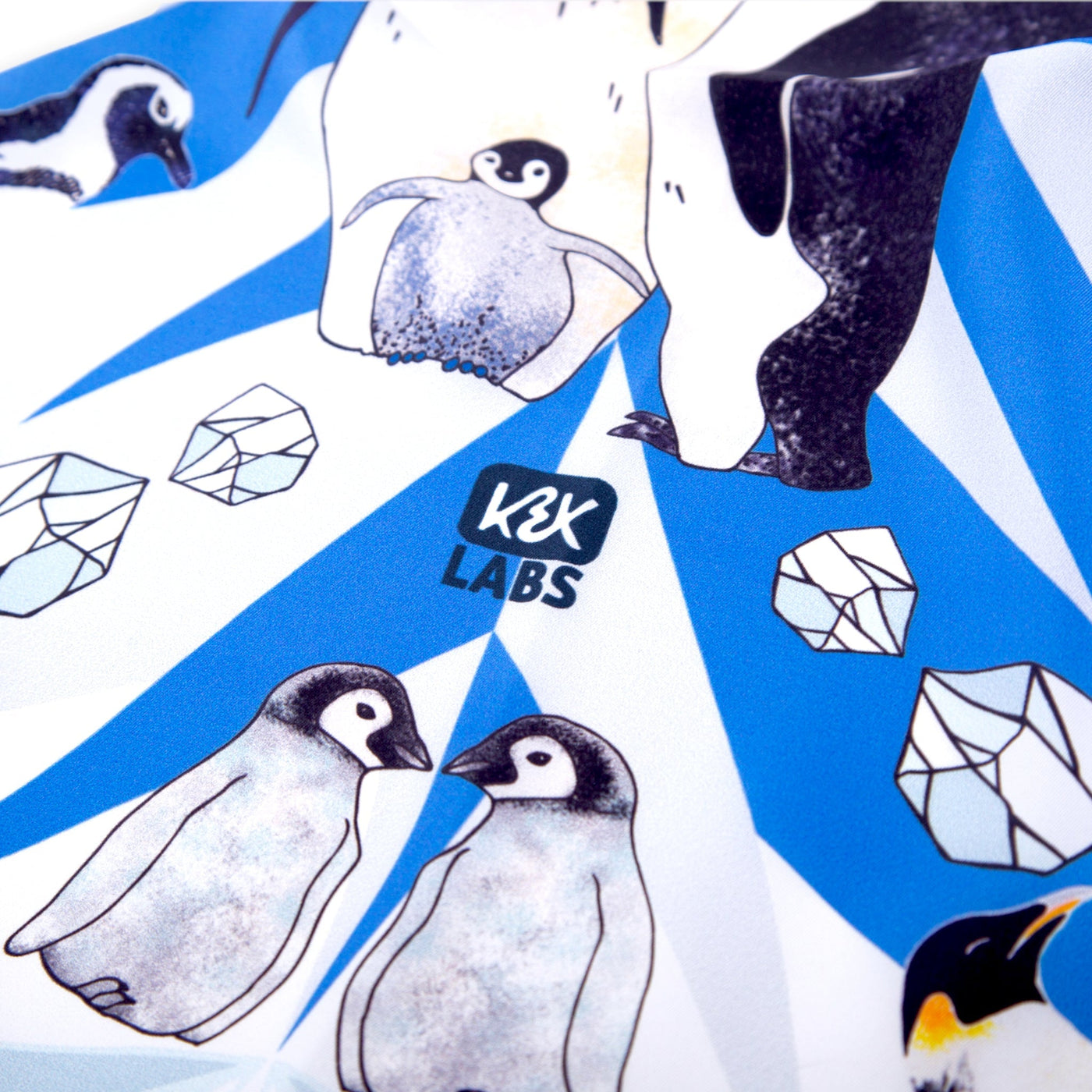    light-blue-silk-scarf-penguin-emperor-scarves #colour_dodger-blue