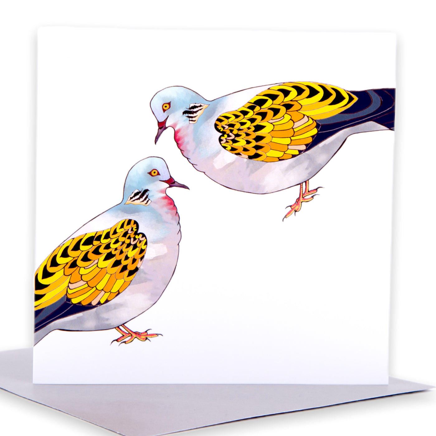 Turtle Doves Greetings Card
